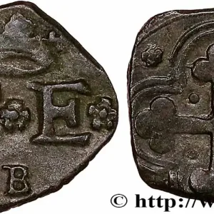 Petit Prix SAVOIE - DUCHÉ DE SAVOIE - CHARLES-EMMANUEL Ier Quart de sol (quarto di soldo) n.d. Bourg-en-Bresse fwo_753295 Monde