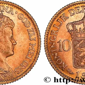 OR, PALLADIUM ET PLATINE INVESTISSEMENT 10 Gulden, 3e type Wilhelmina 1911 Utrecht fwo_765309 Monde Meilleure Vente