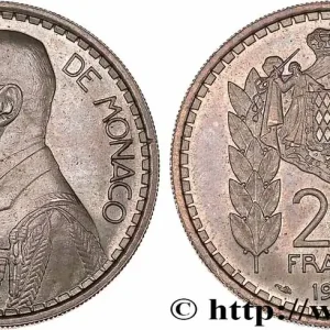 MONACO Essai de 20 Francs Turin Louis II 1945 Paris fwo_765560 Monde Jusqu’à Épuisement Des Stocks