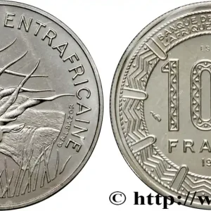 CENTRAFRIQUE Essai de 100 Francs antilopes type “BEAC” 1975 Paris fwo_766840 Monde Prix Réduit