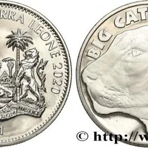 SIERRA LEONE 1 Dollar Proof Grands fauves : Cougar 2020 fwo_766872 Monde Produit De Marque