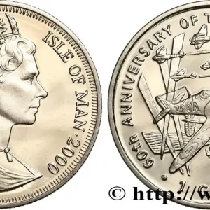 Bon Plan ÎLE DE MAN 1 Crown Proof 60e anniversaire de la Bataille d’Angleterre 2000Pobjoy Mint fwo_766873 Monde