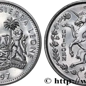 Bon Marché SIERRA LEONE 1 Dollar Proof Licorne 1997 Pobjoy Mint fwo_766925 Monde