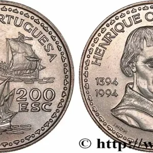 Édition Limitée PORTUGAL 200 Escudos 600e anniversaire de la naissance de Henri le navigateur 1994 fwo_690244 Monde
