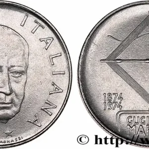 ITALIE 100 Lire 100e anniversaire de la naissance de Guglielmo Marconi 1974 Rome - R fwo_726982 Monde Meilleure Qualité