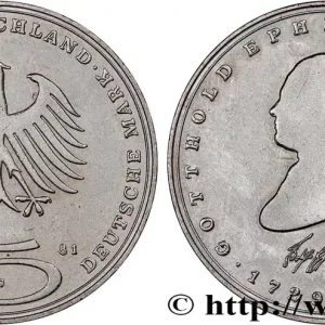 Jusqu’à Épuisement Des Stocks ALLEMAGNE 5 Mark aigle Gotthold Ephraim Lessing 1981 Hambourg - J fwo_756803 Monde