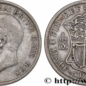 Acheter Direct ROYAUME-UNI 1/2 Crown Georges V 1929 fwo_764403 Monde