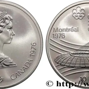 CANADA 10 Dollars JO Montréal 1976 stade olympique 1976 fwo_764483 Monde Petit Prix
