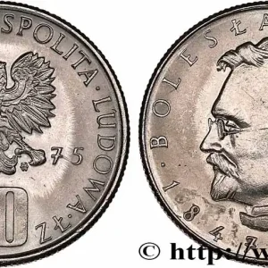 Nouvelle Collection POLOGNE 10 Zlotych Boleslaw Prus 1975 Varsovie fwo_764579 Monde