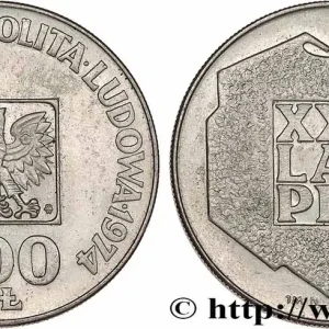Achetez Aujourd’hui POLOGNE 200 Zlotych aigle 30e anniversaire de la fondation de la république populaire 1974 Varsovie fwo_764642 Monde