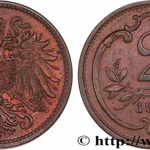 AUTRICHE 2 Heller François-Joseph Ier 1915 fwo_764644 Monde Prix Cassé