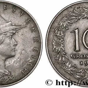 Promotion AUTRICHE 10 Groschen paysanne du Tyrol 1925 fwo_764650 Monde