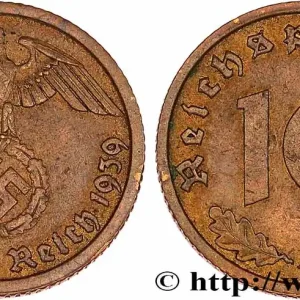 ALLEMAGNE 10 Reichspfennig 1939 Berlin fwo_764714 Monde Must-Have