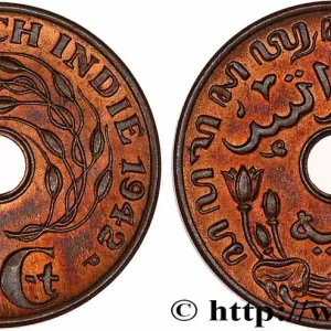 Populaire INDES NEERLANDAISES 1 Cent 1942 Philadelphie fwo_764720 Monde