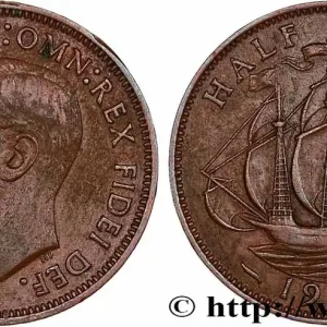 Promotion Saisonnière ROYAUME-UNI 1/2 Penny Georges VI 1950 fwo_764778 Monde