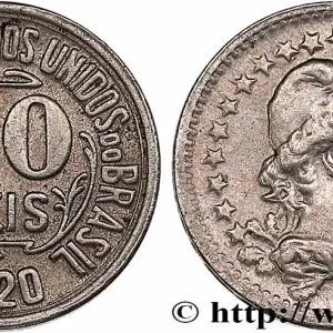 BRÉSIL 20 Reis “Liberté” 1920 fwo_764924 Monde Prix Cassé