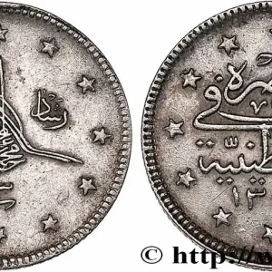 TURQUIE 2 Kurush Mehmet V AH 1327 an 3 (1911) Constantinople fwo_765080 Monde Haute Qualité