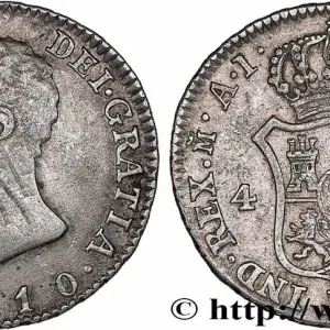 Achetez Aujourd’hui ESPAGNE - ROYAUME D'ESPAGNE - JOSEPH NAPOLÉON 4 Reales 1810 Madrid fwo_765082 Monde
