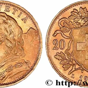 Super Prix OR, PALLADIUM ET PLATINE INVESTISSEMENT 20 Francs "Vreneli" 1935 Berne fwo_765341 Monde