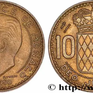 Produit De Marque MONACO 10 Francs Rainier III 1950 Paris fwo_765469 Monde