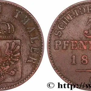 ALLEMAGNE - PRUSSE 3 Pfenninge 1864 Berlin fwo_765487 Monde Commander Maintenant