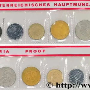 Usine Directe AUTRICHE Série Proof 7 Monnaies 1978 Vienne fwo_704774 Monde