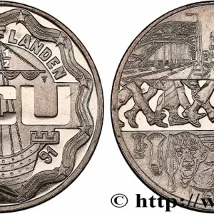 PAYS-BAS 2 1/2 Ecu Proof 75e anniversaire de la marche de quatre jours de Nimègue 1991 fwo_733108 Monde Nouvelle Collection