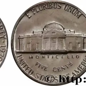 Seulement Aujourd’hui ÉTATS-UNIS D'AMÉRIQUE 5 Cents 1970 Denver fwo_763098 Monde