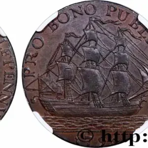 Nouvelle Collection ROYAUME-UNI (TOKENS) 1/2 Penny Gosport (Hampshire) Sir Bevis 1794 fwo_763330 Monde