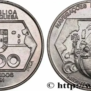 PORTUGAL 200 Escudos Navigation vers l’ouest 1991 Lisbonne fwo_705273 Monde Expédié Aujourd’hui
