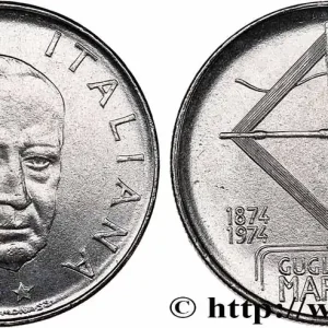 ITALIE 100 Lire 100e anniversaire de la naissance de Guglielmo Marconi 1974 Rome - R fwo_747459 Monde Prix Réduit