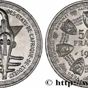 ÉTATS DE L'AFRIQUE DE L'OUEST (BCEAO) 500 Francs BCEAO 1972 Paris fwo_749093 Monde Promotion Saisonnière