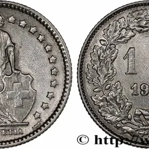 SUISSE 1 Franc Helvetia 1928 Berne fwo_760867 Monde Haute Qualité