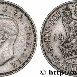 En Vogue ROYAUME-UNI 1 Shilling Georges VI “England reverse” 1939 fwo_764349 Monde