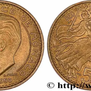 MONACO 50 Francs Rainier III 1950 Paris fwo_764548 Monde Acheter Direct