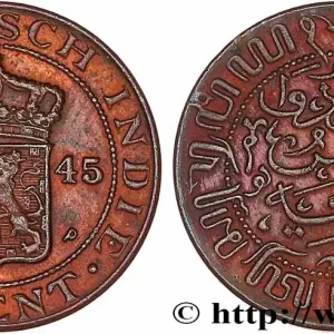 Petit Prix INDES NEERLANDAISES 1/2 Cent 1945 Philadelphie - P fwo_764708 Monde