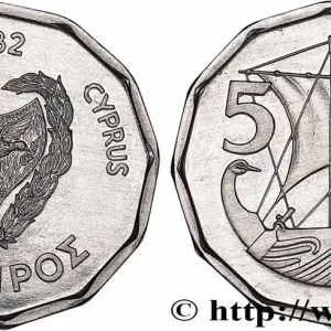 CHYPRE 5 Mils navire antique 1982 fwo_764765 Monde Promotion Saisonnière