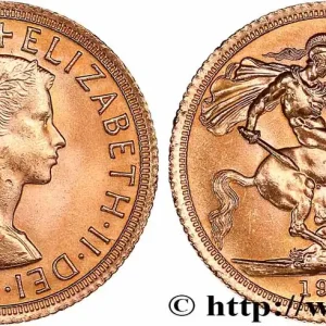 Promotion OR, PALLADIUM ET PLATINE INVESTISSEMENT 1 Souverain Élisabeth II 1965 Londres fwo_765376 Monde