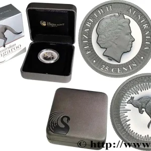 Seulement Aujourd’hui AUSTRALIE 25 cents Kangourou Proof 2017 fwo_767206 Monde