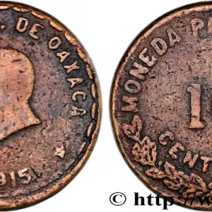 MEXIQUE - GOUVERNEMENT PROVISOIRE D'OAXACA 10 Centavos 1915 fwo_768598 Monde Tendance