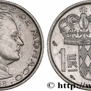 MONACO 1 Franc Rainier III 1968 Paris fwo_768853 Monde Vente Directe