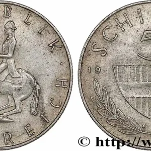 AUTRICHE 5 Schilling 1961 fwo_768875 Monde Populaire