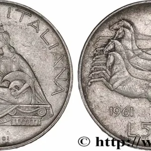 Marque ITALIE 500 Lire Centenaire de l’Unité Italienne 1961 Rome fwo_728246 Monde