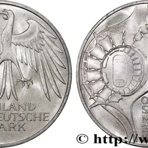 Usine Directe ALLEMAGNE 10 Mark XXe J.O. Munich - Stade Olympique 1972 Karlsruhe fwo_756454 Monde