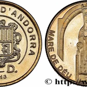 ANDORRE (PRINCIPAUTÉ) 1 Diner Proof Notre Dame de Meritxell, patronne d'Andorre 2013 fwo_758822 Monde Soldes