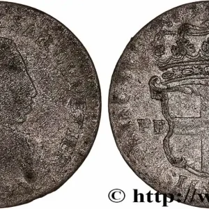 SAVOIE - DUCHÉ DE SAVOIE - CHARLES-EMMANUEL III 5 sols, 1er type (5 soldi) 1733 Turin fwo_759345 Monde Vente Flash