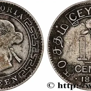 Populaire CEYLAN 10 Cents Victoria 1893 fwo_760123 Monde