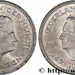 PAYS-BAS 10 Gulden 25e anniversaire de la libération 1970 Utrecht fwo_760911 Monde Solde