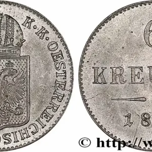 AUTRICHE 6 Kreuzer 1849 Vienne fwo_761458 Monde Promotion