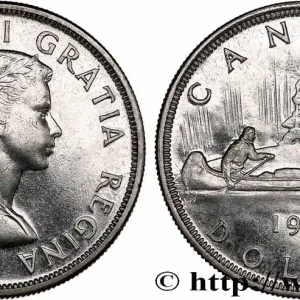 Populaire CANADA 1 Dollar Elisabeth II 1962 fwo_761514 Monde